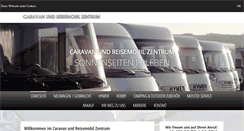 Desktop Screenshot of caravan-fraenkel.de